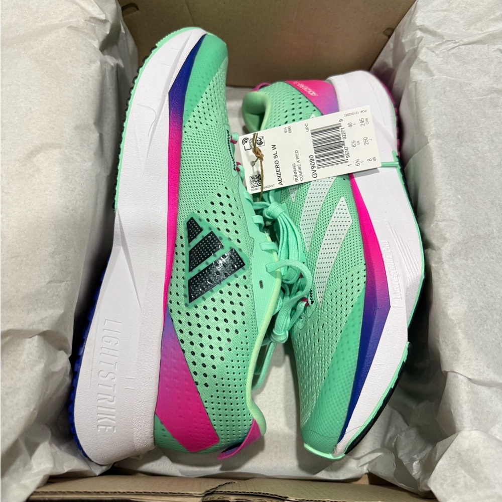 Adidas women’s  Adizero SL 'Pulse Mint Lucid Fuchsia'